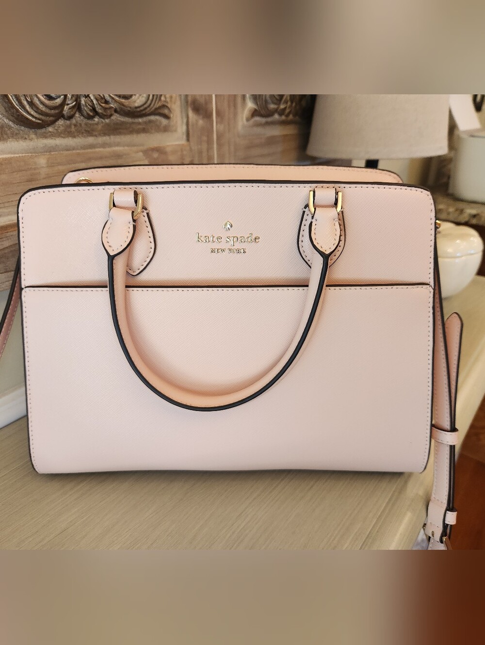 Kate Spade New York Madison Blush Pink Saffiano Medium Satchel
